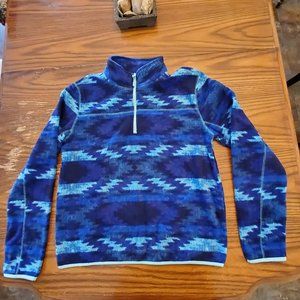 Aeropostale Pullover 1/4 Zip Fleece Top NWT Sz XL Blue